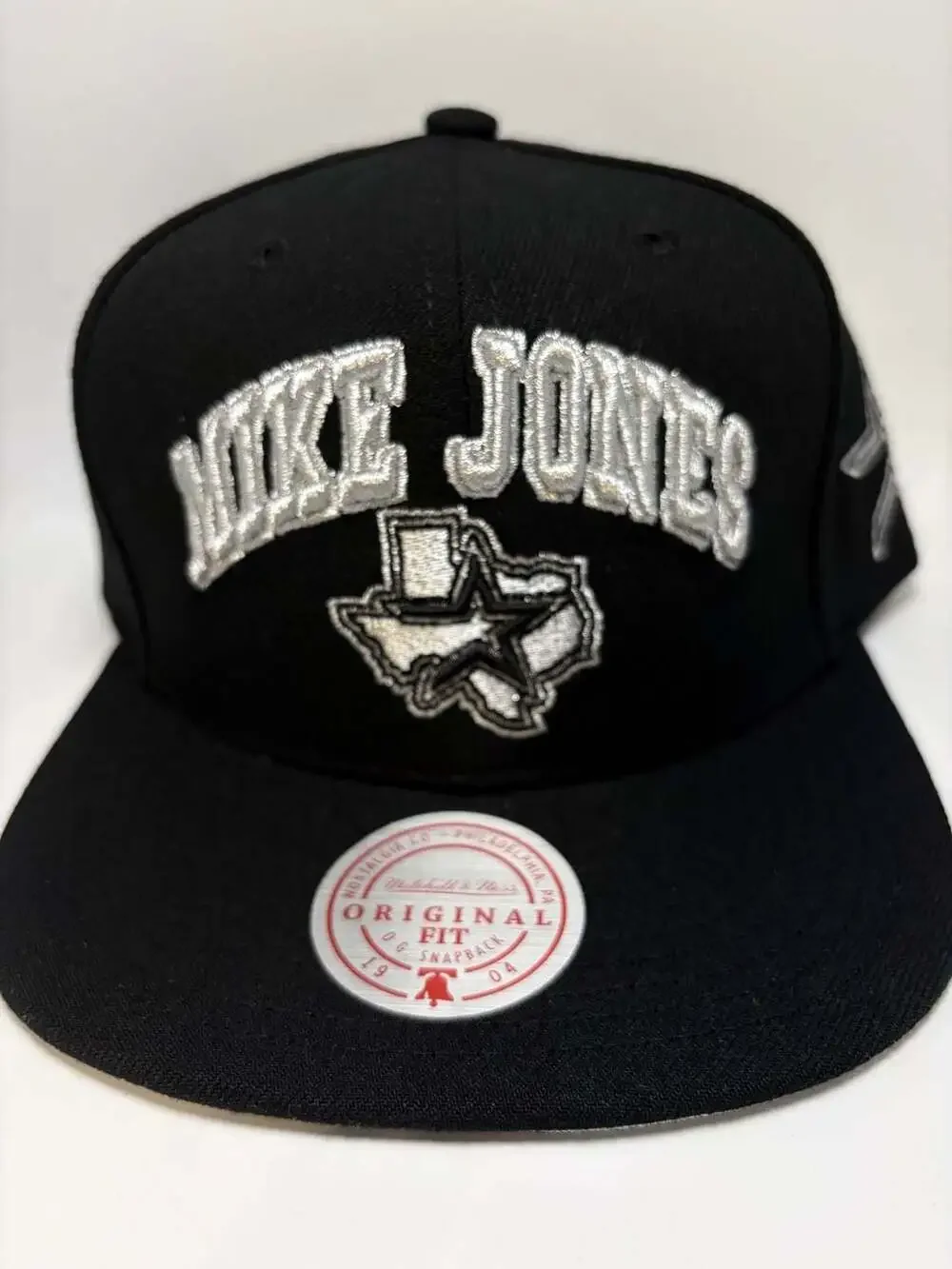 Mitchell & Ness Mike Jones Texas Snapback Hat Black